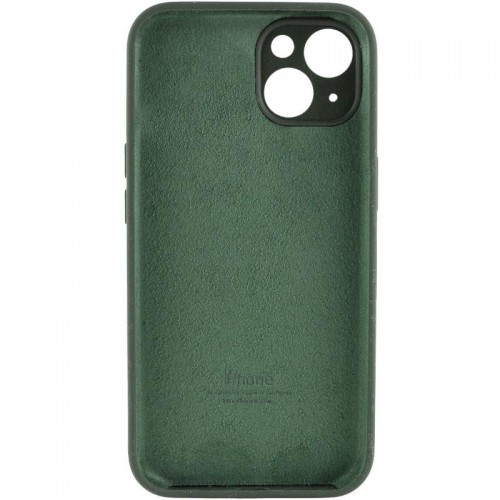 Чехол Silicone Case Full Camera Protective (AA) для Apple iPhone 15 (6.1") Зеленый / Cyprus Green