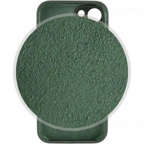 Чехол Silicone Case Full Camera Protective (AA) для Apple iPhone 15 (6.1") Зеленый / Cyprus Green