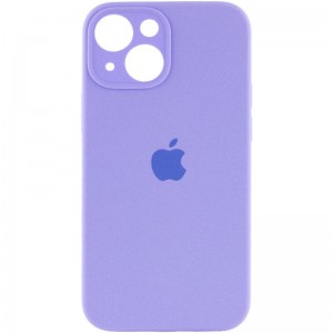 Чехол Silicone Case Full Camera Protective (AA) для Apple iPhone 15 (6.1") Сиреневый / Dasheen