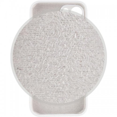 Чохол Silicone Case Full Camera Protective (AA) для Apple iPhone 15 Plus (6.7") Білий / White