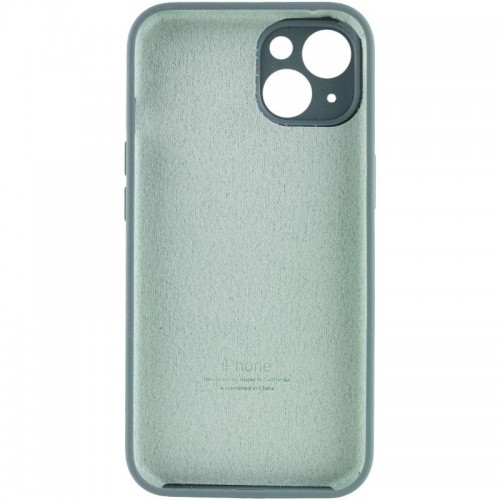 Чохол Silicone Case Full Camera Protective (AA) для Apple iPhone 15 Plus (6.7") Зелений / Pine green