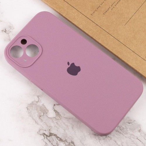 Чохол Silicone Case Full Camera Protective (AA) для Apple iPhone 15 Plus (6.7") Ліловий / Lilac Pride