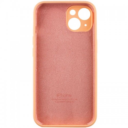 Чохол Silicone Case Full Camera Protective (AA) для Apple iPhone 15 Plus (6.7") Помаранчевий / Cantaloupe