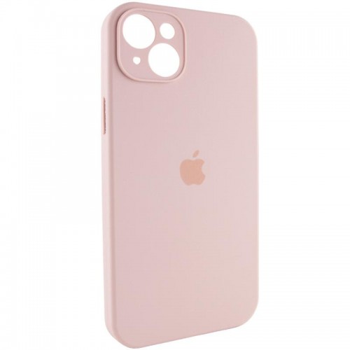 Чохол Silicone Case Full Camera Protective (AA) для Apple iPhone 15 Plus (6.7") Рожевий / Pink Sand