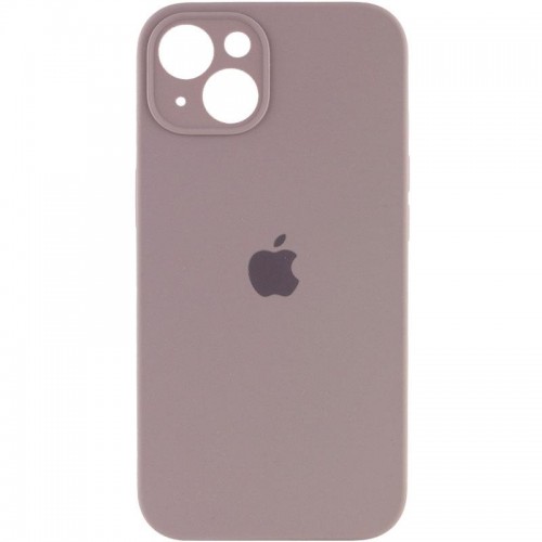 Чехол Silicone Case Full Camera Protective (AA) для Apple iPhone 15 Plus (6.7") Серый / Lavender