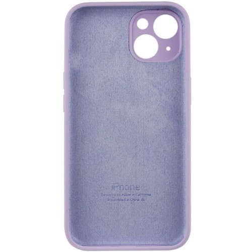 Чохол Silicone Case Full Camera Protective (AA) для Apple iPhone 15 Plus (6.7") Бузковий / Lilac
