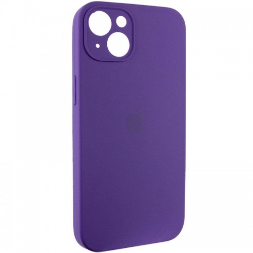 Чехол Silicone Case Full Camera Protective (AA) для Apple iPhone 15 Plus (6.7") Фиолетовый / Аметист