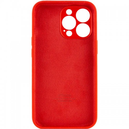 Чохол Silicone Case Full Camera Protective (AA) для Apple iPhone 15 Pro (6.1") Червоний / Red
