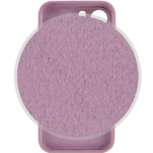 Чехол Silicone Case Full Camera Protective (AA) для Apple iPhone 15 Pro Max (6.7") Лиловый / Lilac Pride