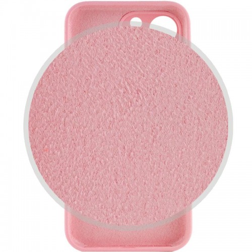 Чехол Silicone Case Full Camera Protective (AA) для Apple iPhone 15 Pro Max (6,7") Розовый / Light pink