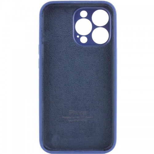 Чохол Silicone Case Full Camera Protective (AA) для Apple iPhone 15 Pro Max (6.7") Синій / Deep navy