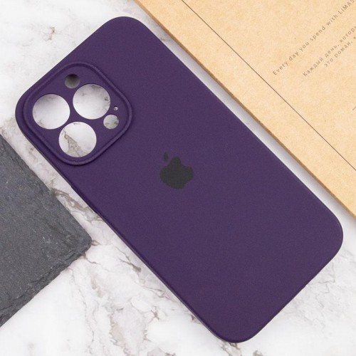 Чохол Silicone Case Full Camera Protective (AA) для Apple iPhone 15 Pro Max (6.7") Фіолетовий / Elderberry
