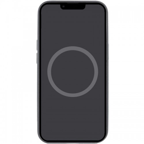 Чехол Silicone case (AAA) с Magsafe и Animation для Apple iPhone 15 Plus (6.7") Чёрный / Black