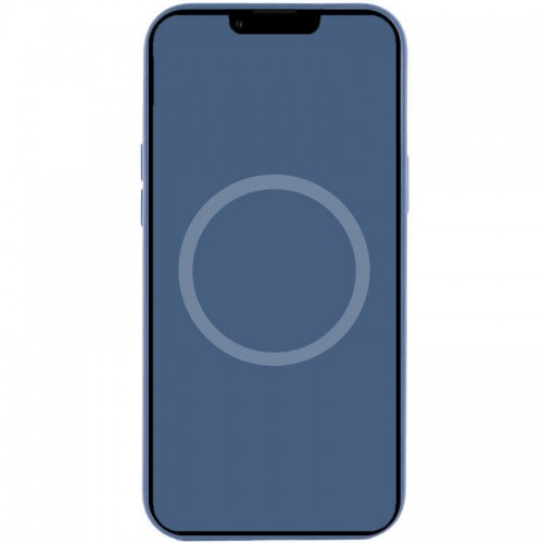 Чохол Silicone case (AAA) with Magsafe and Animation для Apple iPhone 15 Pro (6.1") Синій / Winter blue