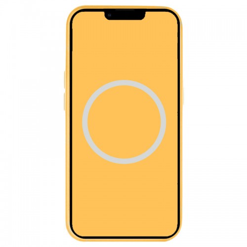 Чохол Silicone case (AAA) with Magsafe and Animation для Apple iPhone 15 Pro (6.1") Жовтий / Sunshine