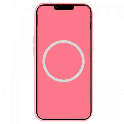 Чохол Silicone case (AAA) with Magsafe and Animation для Apple iPhone 15 Pro (6.1") Рожевий / Pink