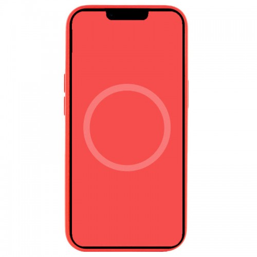 Чохол Silicone case (AAA) with Magsafe and Animation для Apple iPhone 15 Pro Max (6.7") Червоний / Guava