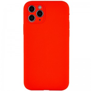 Чохол Silicone Case Full Camera Protective (AA) NO LOGO для Apple iPhone 12 Pro (6.1") Червоний / Red