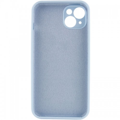 Чохол Silicone Case Full Camera Protective (AA) NO LOGO для Apple iPhone 13 (6.1") Блакитний / Sweet Blue