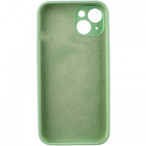 Чехол Silicone Case Full Camera Protective (AA) NO LOGO для Apple iPhone 13 (6.1") Зелёный / Pistachio