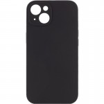 Чехол Silicone Case Full Camera Protective (AA) NO LOGO для Apple iPhone 13 (6.1") Черный / Black