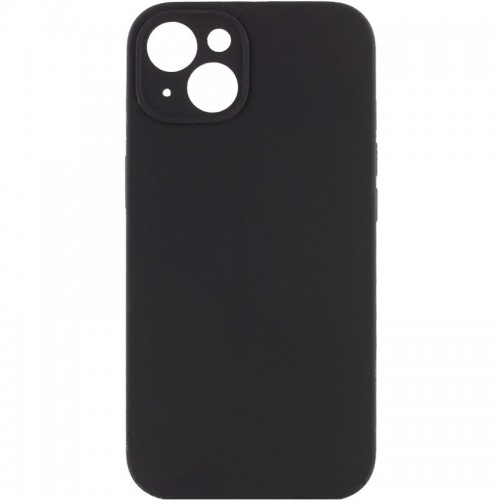 Чехол Silicone Case Full Camera Protective (AA) NO LOGO для Apple iPhone 13 (6.1") Черный / Black