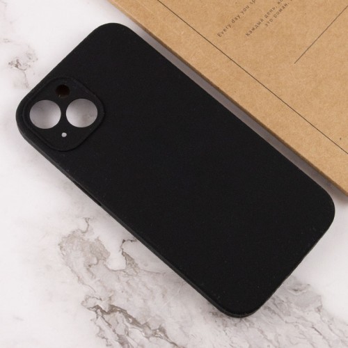 Чехол Silicone Case Full Camera Protective (AA) NO LOGO для Apple iPhone 13 (6.1") Черный / Black
