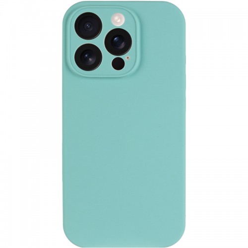 Чохол Silicone Case Full Camera Protective (AA) NO LOGO для Apple iPhone 13 Pro (6.1") Бірюзовий / Marine Green