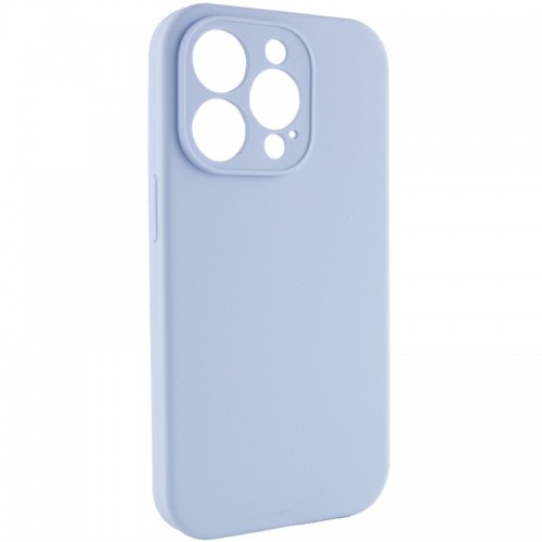 Чохол Silicone Case Full Camera Protective (AA) NO LOGO для Apple iPhone 13 Pro (6.1") Блакитний / Lilac Blue