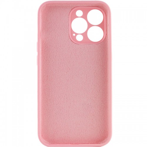 Чохол Silicone Case Full Camera Protective (AA) NO LOGO для Apple iPhone 13 Pro (6.1") Рожевий / Light pink