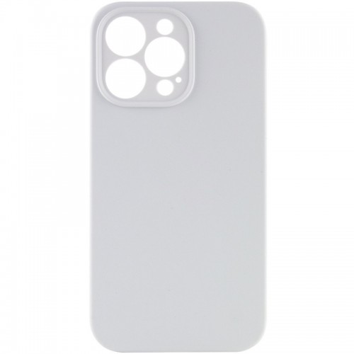 Чохол Silicone Case Full Camera Protective (AA) NO LOGO для Apple iPhone 13 Pro Max (6.7") Білий / White