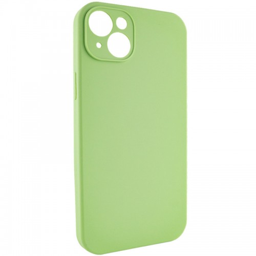 Чехол Silicone Case Full Camera Protective (AA) NO LOGO для Apple iPhone 14 (6.1") Мятный / Mint