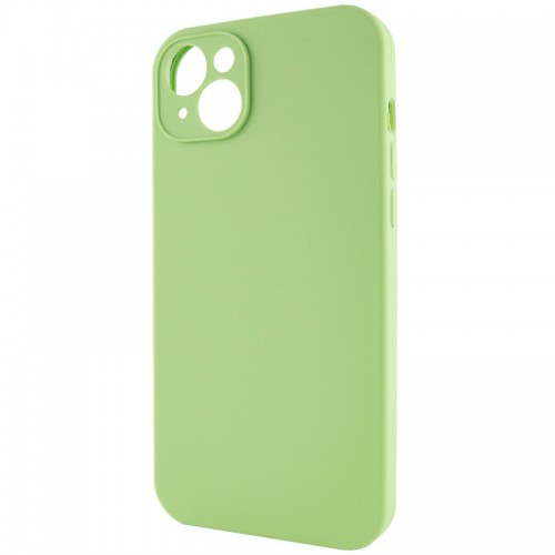 Чехол Silicone Case Full Camera Protective (AA) NO LOGO для Apple iPhone 14 (6.1") Мятный / Mint
