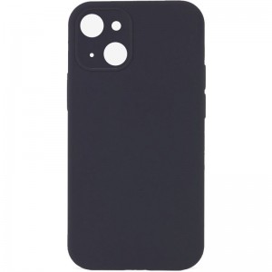 Чохол Silicone Case Full Camera Protective (AA) NO LOGO для Apple iPhone 14 (6.1") Сірий / Dark Gray