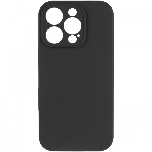 Чохол Silicone Case Full Camera Protective (AA) NO LOGO для Apple iPhone 14 Pro Max (6.7") Чорний / Black