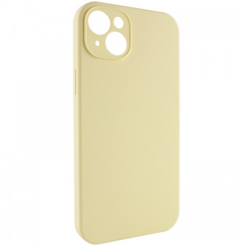 Чохол Silicone Case Full Camera Protective (AA) NO LOGO для Apple iPhone 15 (6.1") Жовтий / Mellow Yellow