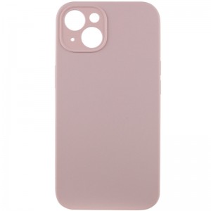 Чохол Silicone Case Full Camera Protective (AA) NO LOGO для Apple iPhone 15 Plus (6.7") Рожевий / Chalk Pink