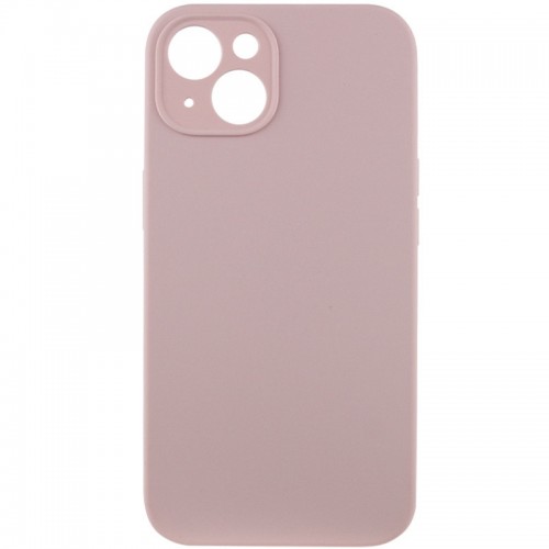 Чехол Silicone Case Full Camera Protective (AA) NO LOGO для Apple iPhone 15 Plus (6,7") Розовый / Chalk Pink