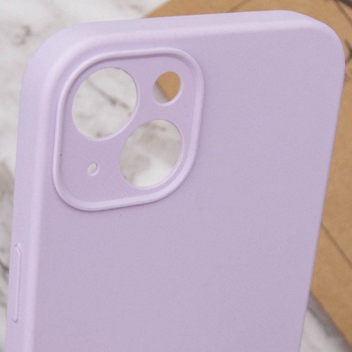 Чохол Silicone Case Full Camera Protective (AA) NO LOGO для Apple iPhone 15 Plus (6.7") Бузковий / Lilac