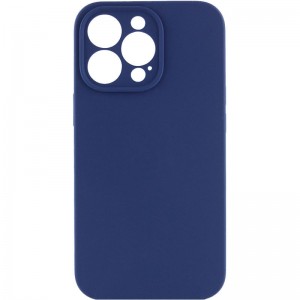 Чохол Silicone Case Full Camera Protective (AA) NO LOGO для Apple iPhone 15 Pro (6.1") Синій / Deep navy