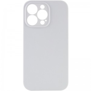 Чохол Silicone Case Full Camera Protective (AA) NO LOGO для Apple iPhone 15 Pro Max (6.7") Білий / White