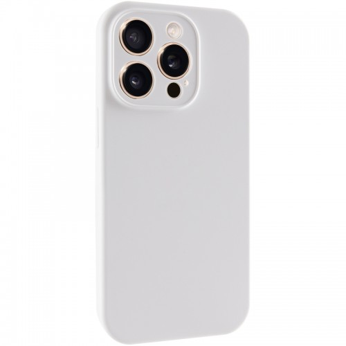 Чохол Silicone Case Full Camera Protective (AA) NO LOGO для Apple iPhone 15 Pro Max (6.7") Білий / White