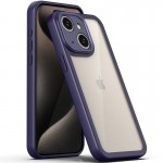 Чехол TPU Transparent + Colour 1,5 мм для Apple iPhone 14 (6.1") Фиолетовый