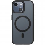 Чехол TPU+PC Blueo Skin Friendly Frosted с MagSafe для Apple iPhone 15 (6.1") Черный