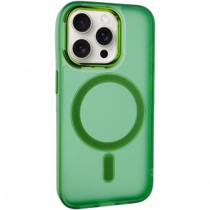 Чехол TPU+PC Lily с MagSafe для Apple iPhone 12 Pro / 12 (6.1") Army Green