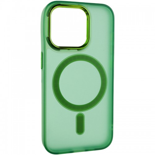 Чехол TPU+PC Lily с MagSafe для Apple iPhone 12 Pro / 12 (6.1") Army Green