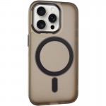 Чехол TPU+PC Lily с MagSafe для Apple iPhone 12 Pro Max (6.7") тёмно-серый