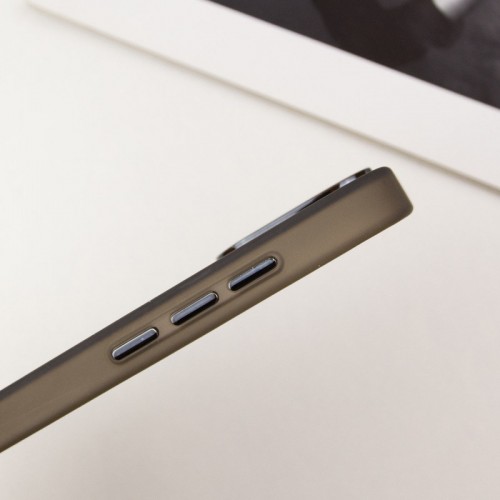 Чехол TPU+PC Lily с MagSafe для Apple iPhone 12 Pro Max (6.7") тёмно-серый