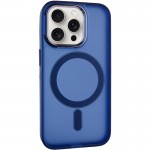 Чехол TPU+PC Lily с MagSafe для Apple iPhone 12 Pro Max (6.7") Тёмно-синий