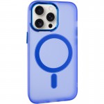 Чехол TPU+PC Lily с MagSafe для Apple iPhone 13 Pro Max (6,7") Синий